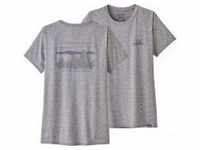 Patagonia W's Capilene Cool Daily Graphic Shirt - '73 Skyline: Feather Grey - L