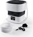 CLEANmaxx Mini-Waschmaschine, faltbar weiss | schwarz
