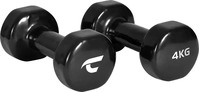 Christopeit Sport Vinyl Hanteln "Beauty Bells", 2 x 4 kg schwarz