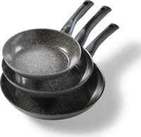 STONELINE STONELINE CERAMIC Keramik Pfannen-Set 3-teilig 20/24/28 | ohne Deckel