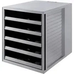 HAN Schubladenbox KARMA 14018-18 Grau DIN A4 Anzahl der Schubf&auml;cher: 5