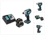 "Makita DTS 141 RG Akku Impulsschrauber 18 V 40 Nm 1/4" Brushless + 2x Akku 6,0...