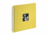 Hama Spiral-Album Fine Art 28x24 cm 50 weiße Seiten Gelb 280 x 240 mm 100 Blatt