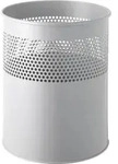 helit Papierkorb H2515787 26x31,5cm 15l rund Metall aluminiumgrau