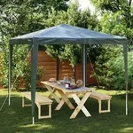 vidaXL Profi-Partyzelt 2,5&times;2,5 m Gr&uuml;n 90 g/m2