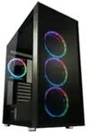 LC-Power Black_Wanderer_X, Midi Tower, PC, Schwarz, ATX, EATX, micro ATX, Mini-ITX,