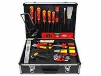 FAMEX 789-10 Alu Werkzeugkoffer mit Werkzeug Set für den Elektriker -...