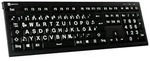Logickeyboard XL-Print Kabelgebunden Tastatur Deutsch, QWERTZ Schwarz