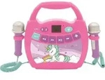 LEXIBOOK - Einhorn Bluetooth-Lautsprecher - Lichteffekte, Mikrofone und Akku