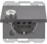 Berker SCHUKO-Steckdose anth/mt 47637006