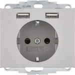 Berker Steckdose SCHUKO/USB 48037004