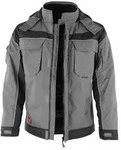 QUALITEX HIGH QUALITY WORKWEAR Winterjacke PRO Winter - grau/schwarz - Herren: M