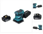Makita DBO 480 G1 Akku Schwingschleifer 18 V 112 x 102 mm + 1x Akku 6,0 Ah - ohne
