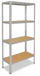 shelfplaza HOME 200x70x50 cm Schwerlastregal in verzinkt mit 4 B&ouml;den und 175 kg