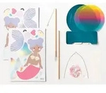 folia Laternen-Bastelset UNDERWATER DREAMS, metallic-blau