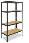 shelfplaza HOME 155x70x40 cm Schwerlastregal in anthrazit mit 4 B&ouml;den und 175 kg