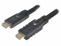LogiLink HDMI Anschlusskabel HDMI-A Stecker, HDMI-A Stecker 30.00m Schwarz...