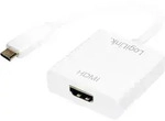 LogiLink UA0236A HDMI Adapter [1x USB 3.2 Gen 2 Stecker C (USB 3.1) - 1x HDMI-Buchse]