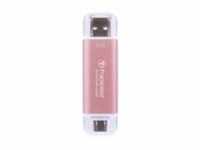 Transcend 1 TB USB External SSD ESD310P 10Gbps Type C/A Pink