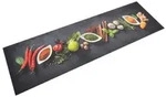 vidaXL K&uuml;chenteppich Waschbar Gew&uuml;rze 45x150 cm Samt