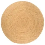 vidaXL Teppich Jute Geflochten 180 cm Rund