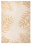 vidaXL Outdoor-Teppich Flachgewebe 160x230 cm Blattmuster