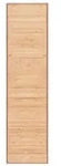 vidaXL Teppich Bambus 80x300 cm Braun