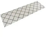 vidaXL K&uuml;chenteppich Waschbar Quadrat 60x180 cm Samt