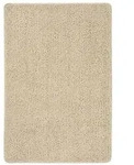 vidaXL Shaggy-Teppich Creme 140x200 cm Rutschfest