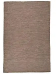 vidaXL Outdoor-Teppich Flachgewebe 120x170 cm Braun