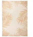 vidaXL Outdoor-Teppich Flachgewebe 200x280 cm Blattmuster
