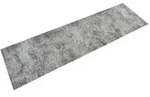 vidaXL K&uuml;chenteppich Waschbar Beton 45x150 cm Samt