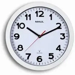 Wanduhr MAULstep 30cm wei&szlig;