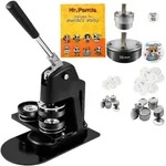 VEVOR Buttonmaschine Knopfmachermaschine 200 Stk. 58 mm & 300 Stk. 25 mm, Badge Punch