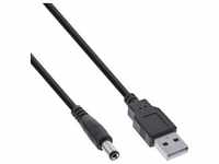 InLine USB DC Stromadapterkabel - USB A Stecker zu DC 5,5x2,10mm Hohlstecker - sc