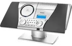 Karcher MC 6550(N) Stereoanlage AUX, CD, Kassette, UKW, Wandmontage Silber