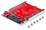 StarTech.com M.2 to U.3 Adapter, For M.2 NVMe SSDs, PCIe M.2 Drive to 2.5inch U.3