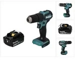 Makita DHP 483 M1 Akku Schlagbohrschrauber 18 V 40 Nm Brushless + 1x Akku 4,0...