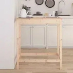 vidaXL Bartisch 100x50x110 cm Massivholz Kiefer