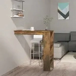 vidaXL Wand-Bartisch R&auml;uchereiche 102x45x103,5 cm Holzwerkstoff