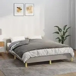 vidaXL Gewichtsdecke mit Bezug Grau 135x200 cm 10 kg Stoff