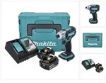 "Makita DTS 141 RFJ Akku Impulsschrauber 18 V 40 Nm 1/4" Brushless + 2x Akku...