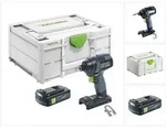 "Festool TID 18-Basic Akku Schlagschrauber 18 V 180 Nm 1/4" + 1x Akku 3,0 Ah +