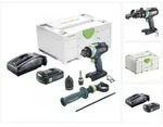Festool TPC 18/4 I-Basic Akku Schlagbohrschrauber 18 V 75 Nm Brushless + 1x...