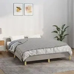 vidaXL Gewichtsdecke Grau 150x200 cm 7 kg Stoff