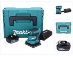 Makita DBO 480 M1J Akku Schwingschleifer 18 V 112 x 102 mm + 1x Akku 4,0 Ah + Makpac