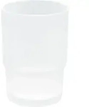 Ersatzglas f&uuml;r Zahnputzbecherhalter Ekkro Hukk Loxx Luup Moon Smooz