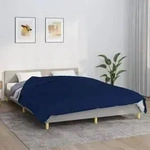 vidaXL Gewichtsdecke Blau 200x220 cm 13 kg Stoff
