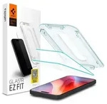 Spigen Glas.tR EZ Fit geh&auml;rtetes Glas iPhone 15 / 16 - 2 Stk.