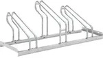 Fahrradparker Hoch/Tief einseitig, verzinkt L 1050 mm, 3 Pl&auml;tze